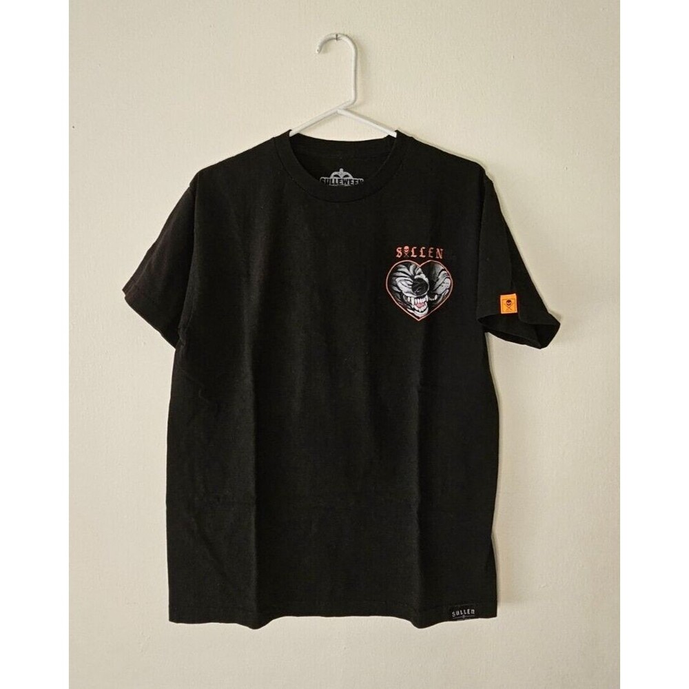 Sullen 'Sulleween' Black T Shirt. Size Medium. Graphic Print.